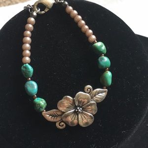 Silver/Turquoise Bracelet